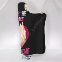 Manta cobertor com capuz You are the last piece of my Heart